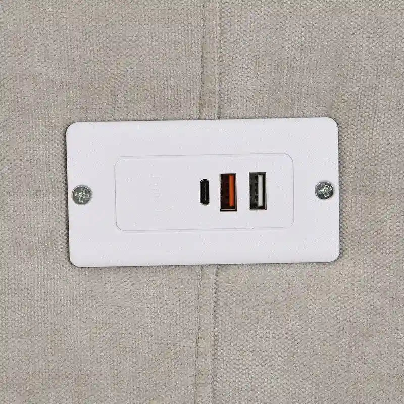 Canapé d'angle convertible de 103 pouces