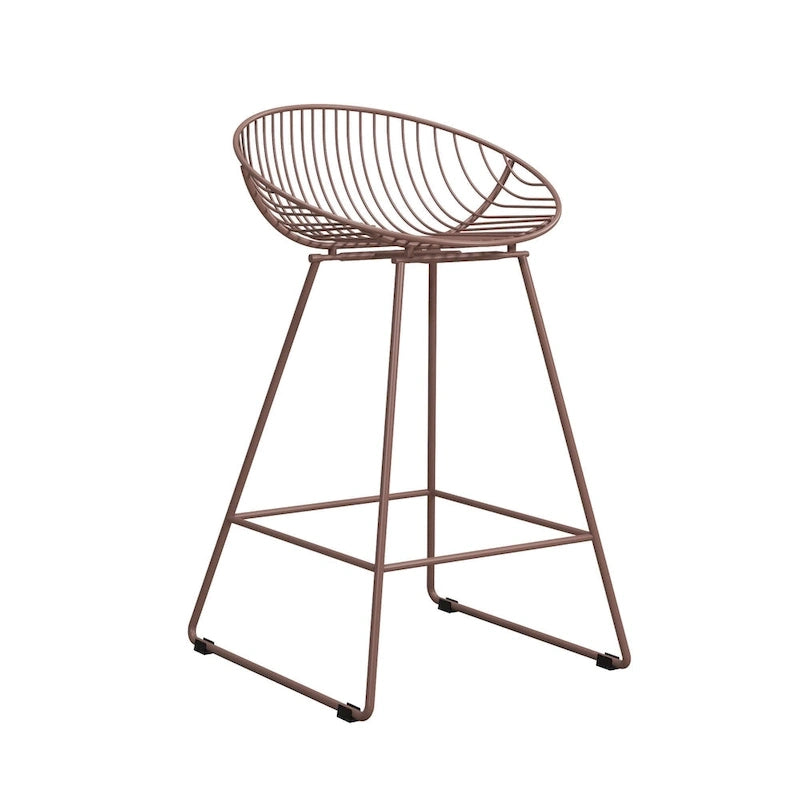 Tabouret de bar en métal, hauteur comptoir, 24 po