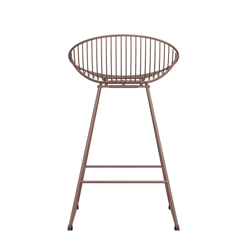 Tabouret de bar en métal, hauteur comptoir, 24 po