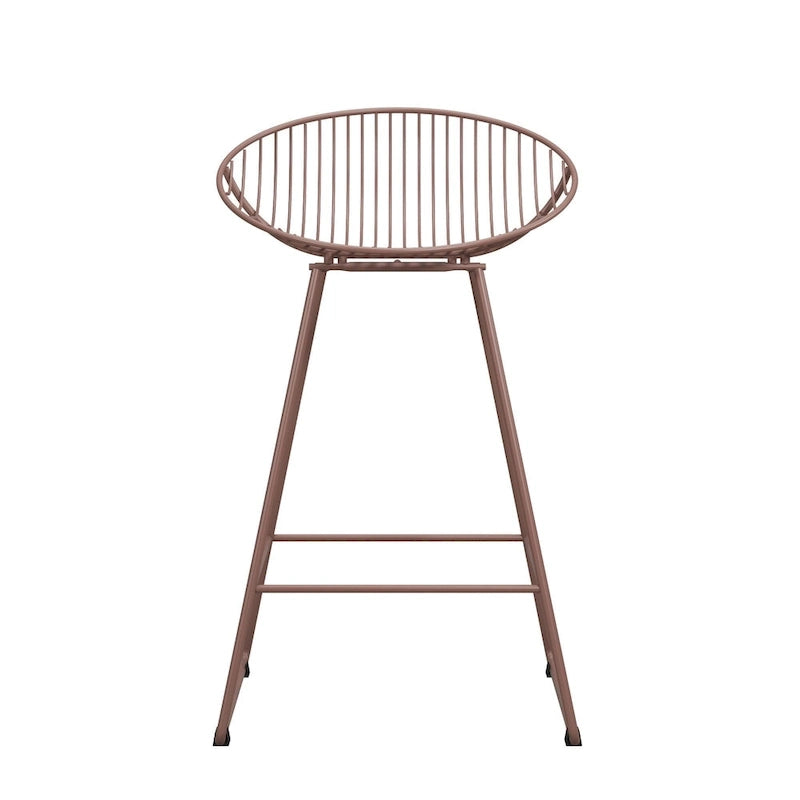 Tabouret de bar en métal, hauteur comptoir, 24 po