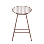 Tabouret de bar en métal, hauteur comptoir, 24 po