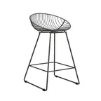 Tabouret de bar en métal, hauteur comptoir, 24 po