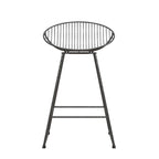 Tabouret de bar en métal, hauteur comptoir, 24 po