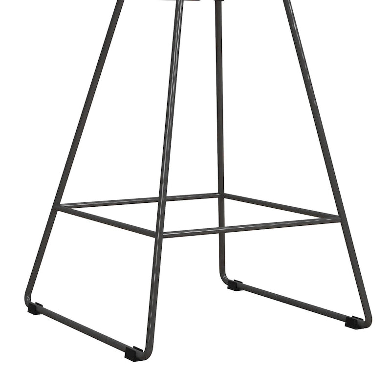 Tabouret de bar en métal, hauteur comptoir, 24 po