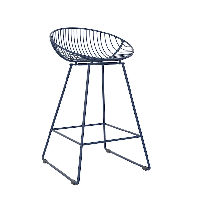 Tabouret de bar en métal, hauteur comptoir, 24 po