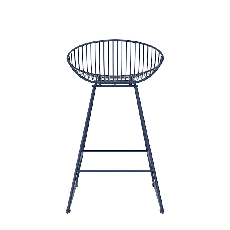 Tabouret de bar en métal, hauteur comptoir, 24 po