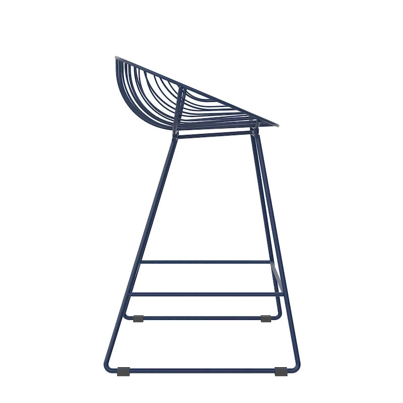 Tabouret de bar en métal, hauteur comptoir, 24 po