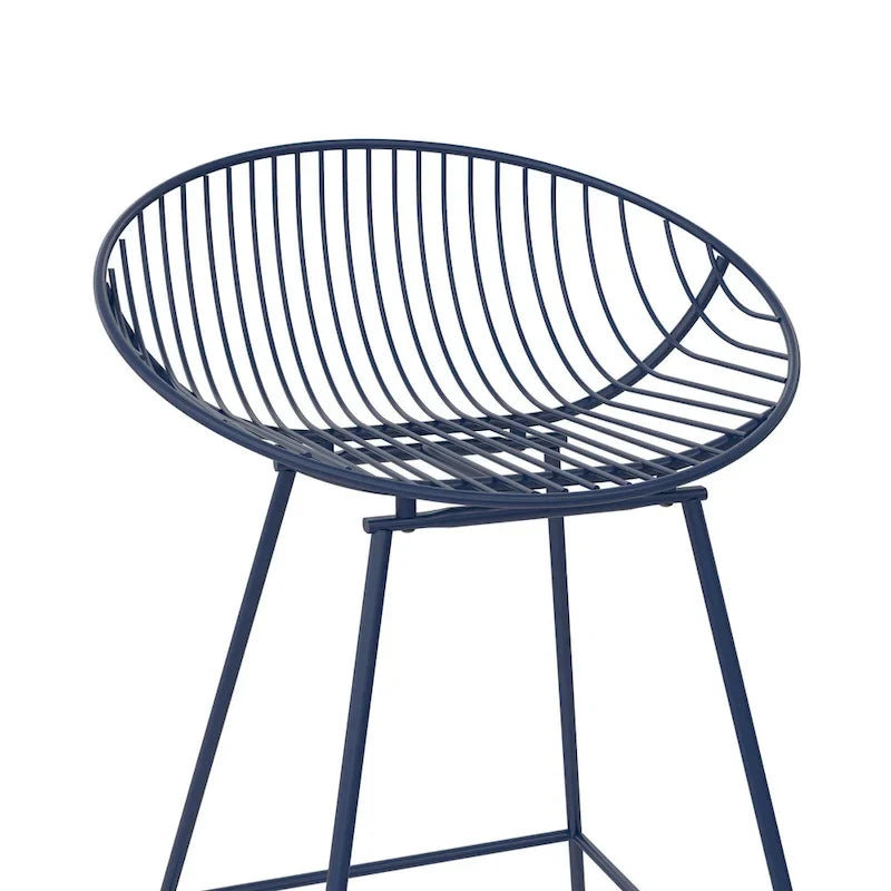 Tabouret de bar en métal, hauteur comptoir, 24 po