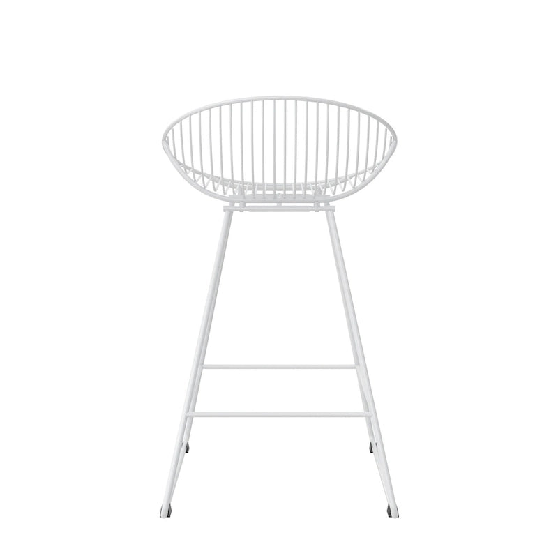 Tabouret de bar en métal, hauteur comptoir, 24 po
