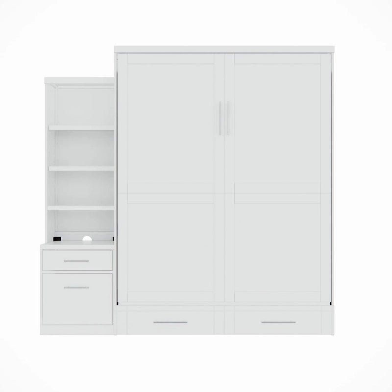 Lit escamotable Brentwood Queen avec un module latéral