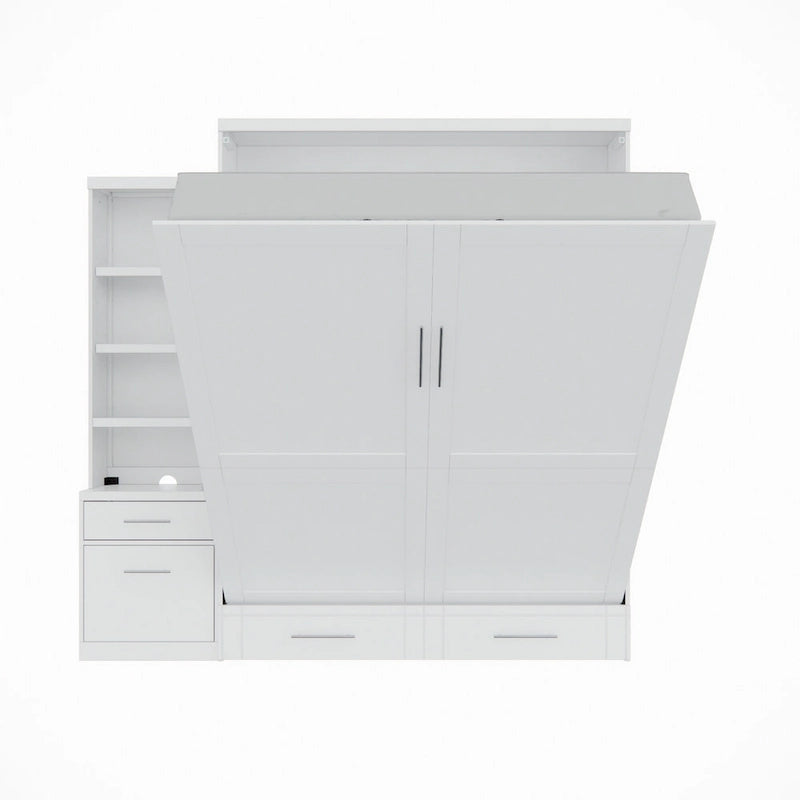 Lit escamotable Brentwood Queen avec un module latéral