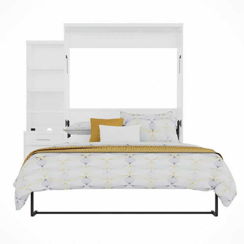 Lit escamotable Brentwood Queen avec un module latéral