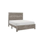 Ensemble de chambre à coucher 3 pièces Tabina gris, style moderne