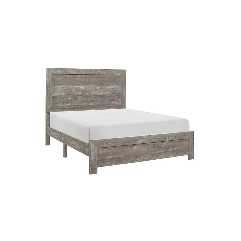 Ensemble de chambre à coucher 3 pièces Tabina gris, style moderne