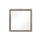 Ensemble de chambre à coucher 3 pièces Tabina gris, style moderne