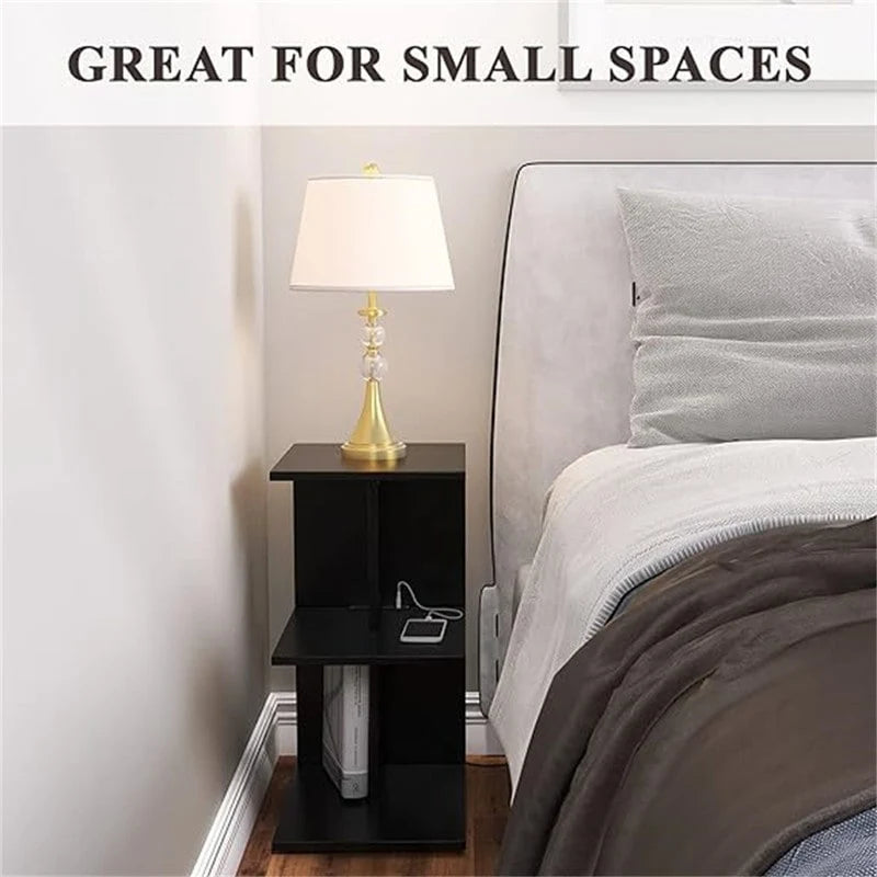 Table avec ports USB et prises électriques