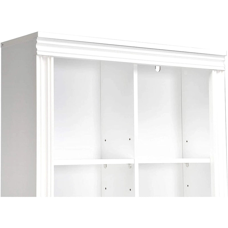 Étagère de Salle de Bain Au-Dessus des Toilettes avec 4 Casiers, Meuble de Rangement Au-Dessus des Toilettes, Meuble de Rangement Gain de Place