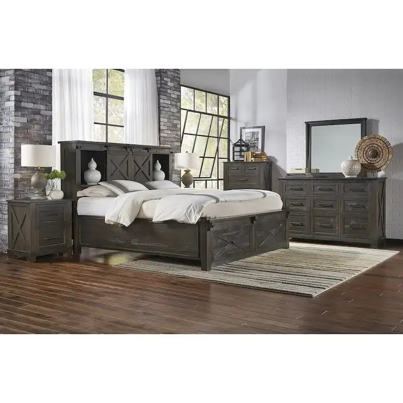Simply Solid Sharla Solid Wood 5-piece Storage Bedroom Collection