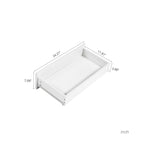 Commode à 4 tiroirs, Meuble de rangement autoportant pour Chambre, Salon, Placard, Bureau