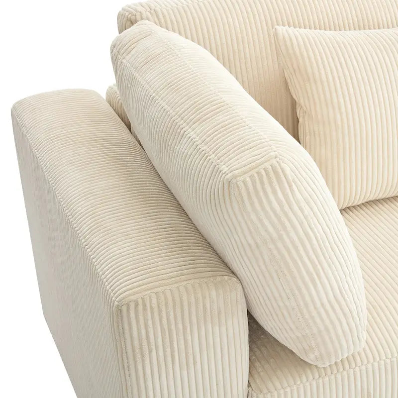 105 Canapé avec coussins et 5 oreillers