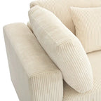 105 Canapé avec coussins et 5 oreillers