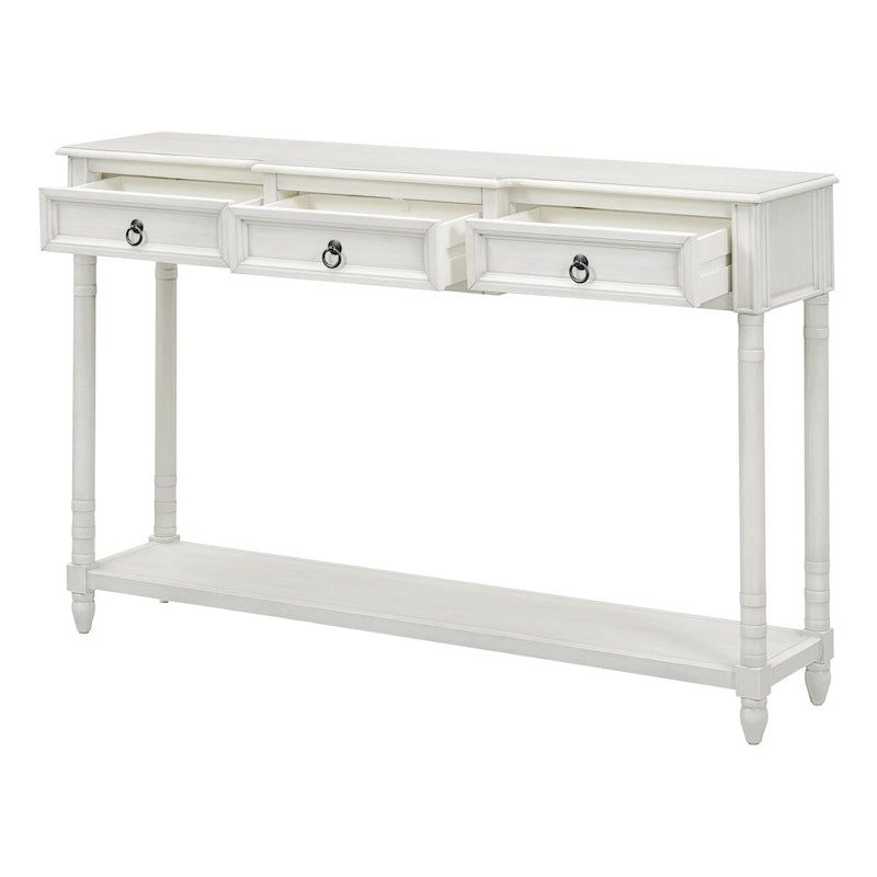 Console Table Sofa Table with Drawers for Entryway