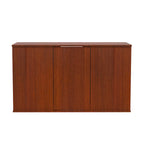 Meuble d'aquarium brun cerise 75/90 gallons avec rangement fermé